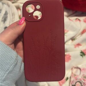 Floral iPhone 15 case
